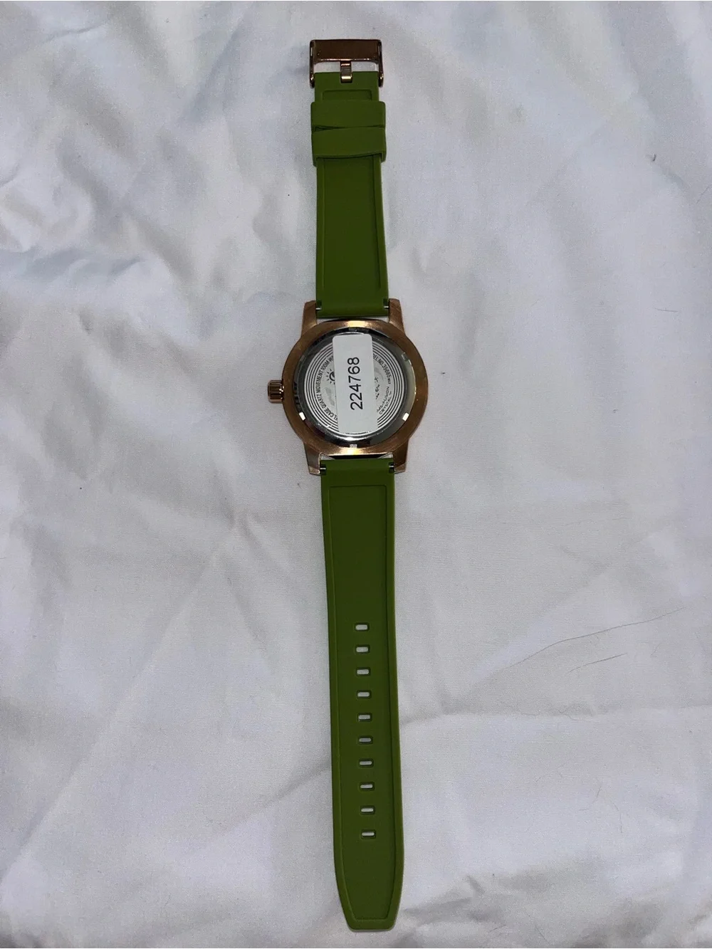 Invicta Olive Green Dial Rose Gold-Tone Case Watch